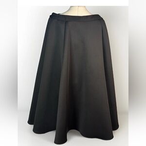(12) TALLY TAYLOR Elegant & Extremely Well Made Black A-Line Skirt